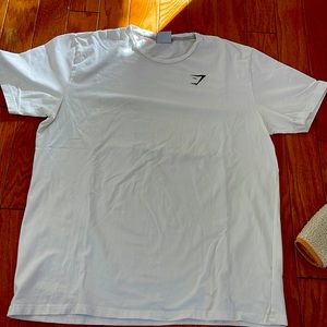 Men’s large gym, shark T-shirt